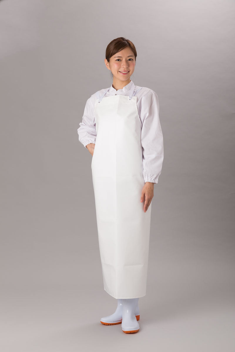 M-26 カルロン前掛 胸当 白