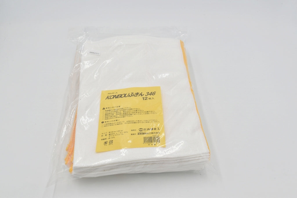 KM-346 ＫＯＮＢＯＵふきん３４６ 12枚袋入