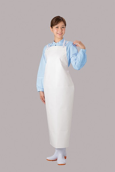 M-26 カルロン前掛 胸当 白